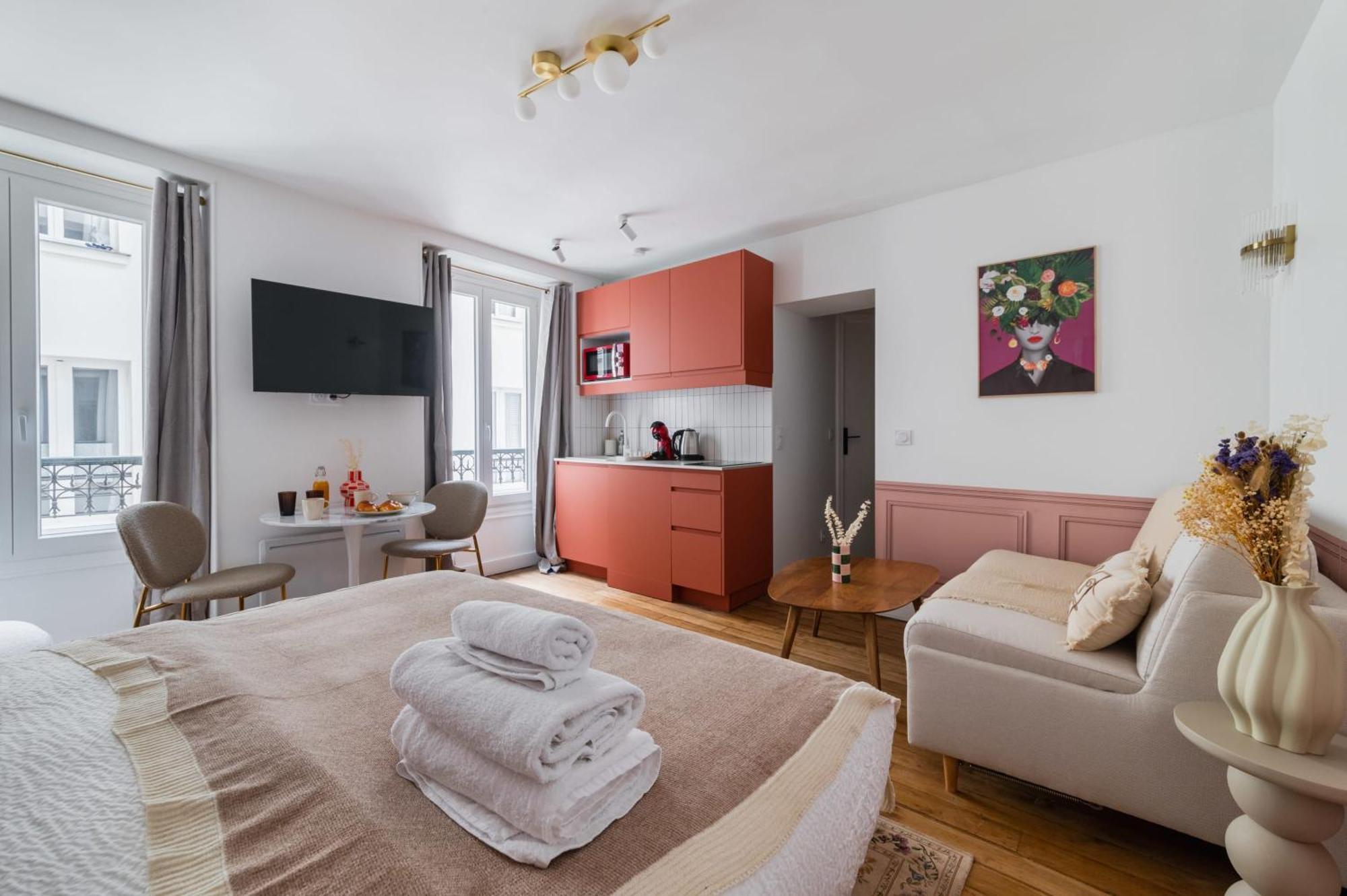 Grand Studio Refait A Neuf Paris 16 - 4P - Flat-Guest Exterior foto